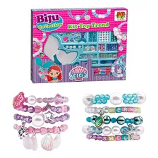 Biju Collection Top Trend Miçangas Brinquedo Meninas Sereia