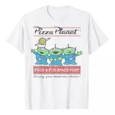 Camisas Pizza Planet Aliens Para Hombre Talla S