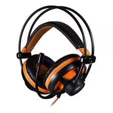 Headset Gamer 7.1 P2 E Usb Argos Hs417 Oexgame Preto Laranja