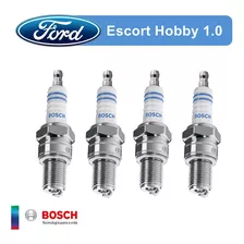 Jogo 4 Vela Bosch Ford Escort Hobby 1.0 8v 1993-1996