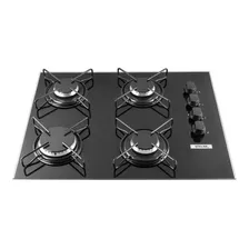 Fogão Cooktop Gás Stelar Cooktop 4q Preto 127v/220v