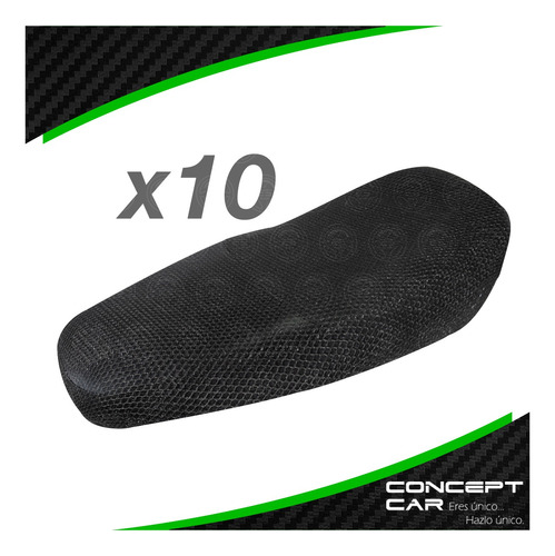 10 Funda Cubre Asiento Malla Para Moto Termica Universal Xl Foto 3