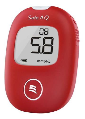 Glucómetro Sinocare Safe Aq Smart Rojo