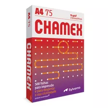 Papel A4 Chamex - Resma De 500 Folhas De 75g - Branco