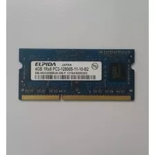 Memória Ram 4gb 1 Elpida Ebj40ug8bbu0-gn-f