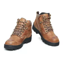 Bota Coturno Adventure Trilha Em Couro Legitimo Super Top!!