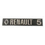 Emblema Letrero Renault 5 Tx Placa