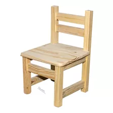 Sillita Silla Para Nenes En Pino Al Natural Niños 