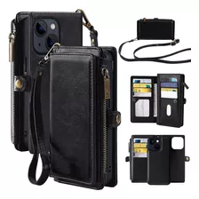 Funda Mincyb Para Iphone13 Mini Wallet Handbag Desmontable B