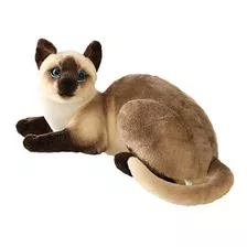 Peluche De Animales - Gato Siamés De Peluche, Gato De Pelo C