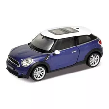 Mini Cooper S Paceman Auto Escala 1:24 Welly Color Azul