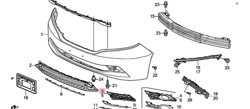 Accesorio Bomper Odyssey 2016 Foto 2