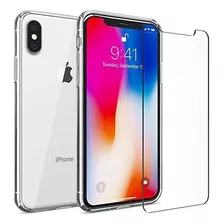 Estuche Transparente Para iPhone X, Flexgear 360 [aurax] Pro