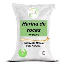 Harina De Rocas 10 Kg Reconstituyente De Suelos De Cultivo