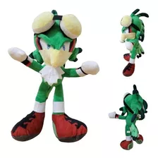 Peluche Muñeco Sonic Verde Jet The Hawk 33cm 