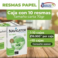 Caja De Resmas Navigator De 10 Resmas