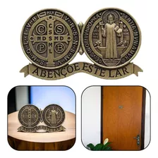 Medalhão Porta Medalha De São Bento Proteção Do Lar