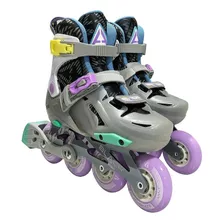 Patines Semi Profesionales Ajustables Con Equipo De Proteccion