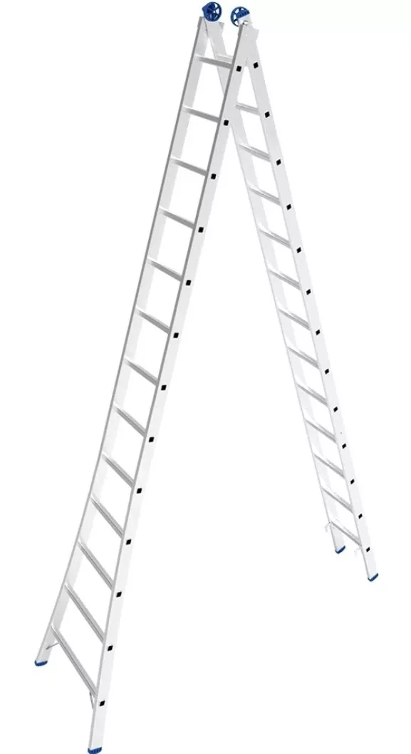 Escalera Aluminio Mor 30 Escalones  Colisa Extensible
