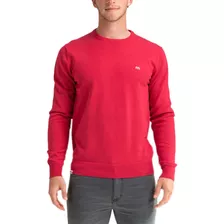 Sweater Cuello Redondo Algodón Hombre Mistral Liso Premium