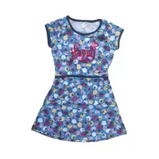 Vestido Infantil Menina Verão Tamanhos 4 6 8 10 Em Algodão 