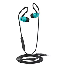 Fone De Ouvido Vokal In Ear E20 Azul Com Plug Stereo Contro