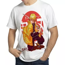 Camisa Zenitsu Demon Slayer Anime Desenho Manga Envio Rapido