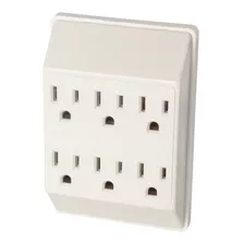 Multitoma De Pared 6 Puestos Con Polo 