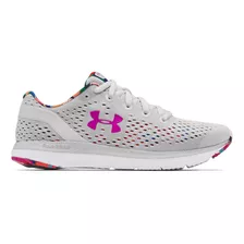 Zapatillas Running Ua Charged Impulse Floral Mujer Gris