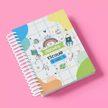 Arquivo Digital Agenda Escolar 2023 Planner Fofo Cute Datado