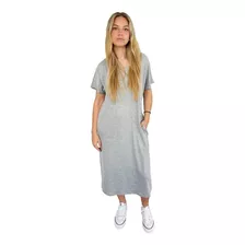 Vestido Basic Gris