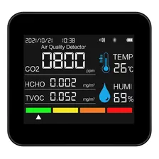 Monitor De Qualidade Do Ar De 9 Em 1 Bt Medidor De Co2 De Di