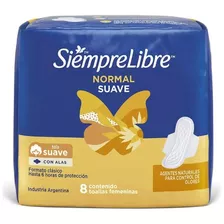 Toallas Femeninas Siempre Libre Normal X 8 Unidades