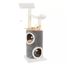 Arbol Para Gatos Con Cama Cueva Y Postes Para Rascar