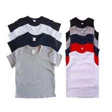 Kit Regata E Camiseta Infantil 2,3,4,6,8