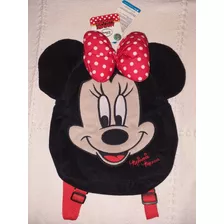 Mochila Nova Da Minnie Em Pelúcia - Ainda Com As Etiquestas 