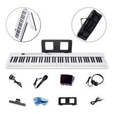 Piano Digital De 88 Teclas Portátil Con Bluetooth Y Midi