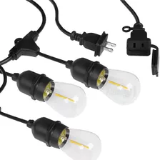 Tira Focos Luces Led Calida Serie Vintage Retro Exterior