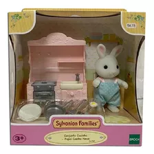 Sylvanian Families Conjunto Cozinha Papai Coelho Neve 5678