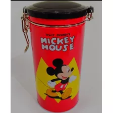 Contenedor-canister Metalico Mickey Original 90años