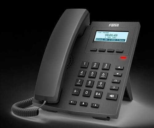 Teléfono Fanvil X1p Ip Sip 2 Lineas Poe 2 Ethernet 10/100