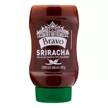 Molho De Pimenta Sriracha Bravo Sem Glúten Em Squeeze 387 G