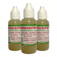 3 Sinusite 100% Natural P/ Rinite - Sinusite - Dor De Cabeça