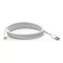 Cable Apple De Usb - C A Conector Lightning 1,5m Certificado Color Blanco