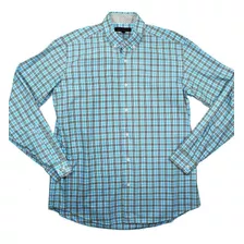 Camisa Ben Sherman Blue Check Para Hombre Talla M