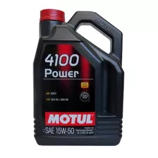 Aceite Motul 4100 Sae 15w50 4t/ Tecnosynthese - 4 Litros