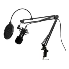 Kit Microfone Sound Pro Estúdio Profissional Bm800 Usb