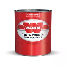 Tinta Automotiva Poliester Wanda 900ml Polies Prata Light Me