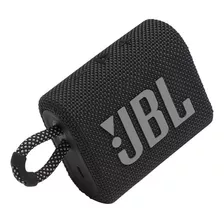 Alto-falante Jbl Go 3 Portátil Bluetooth Waterproof Black