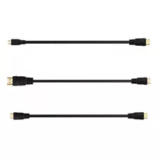 Kit Cabos Zhiyun Mini Hdmi Para Hdmi / Mini Hdmi / Micro Hdm